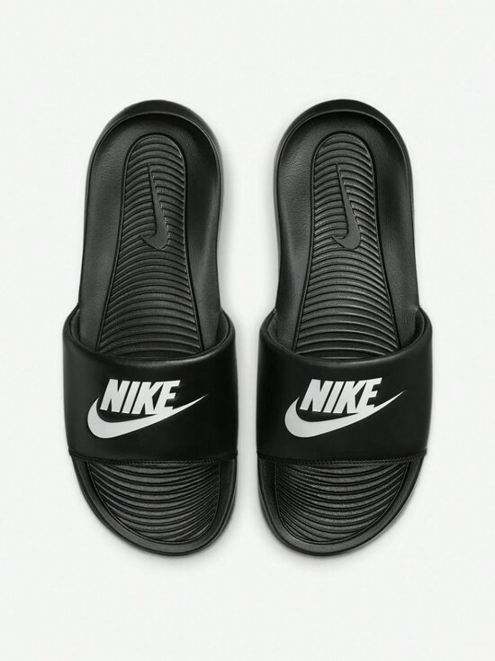 Nike Men\'s Victori One Slides Sport Sandal, Black/White main image 4